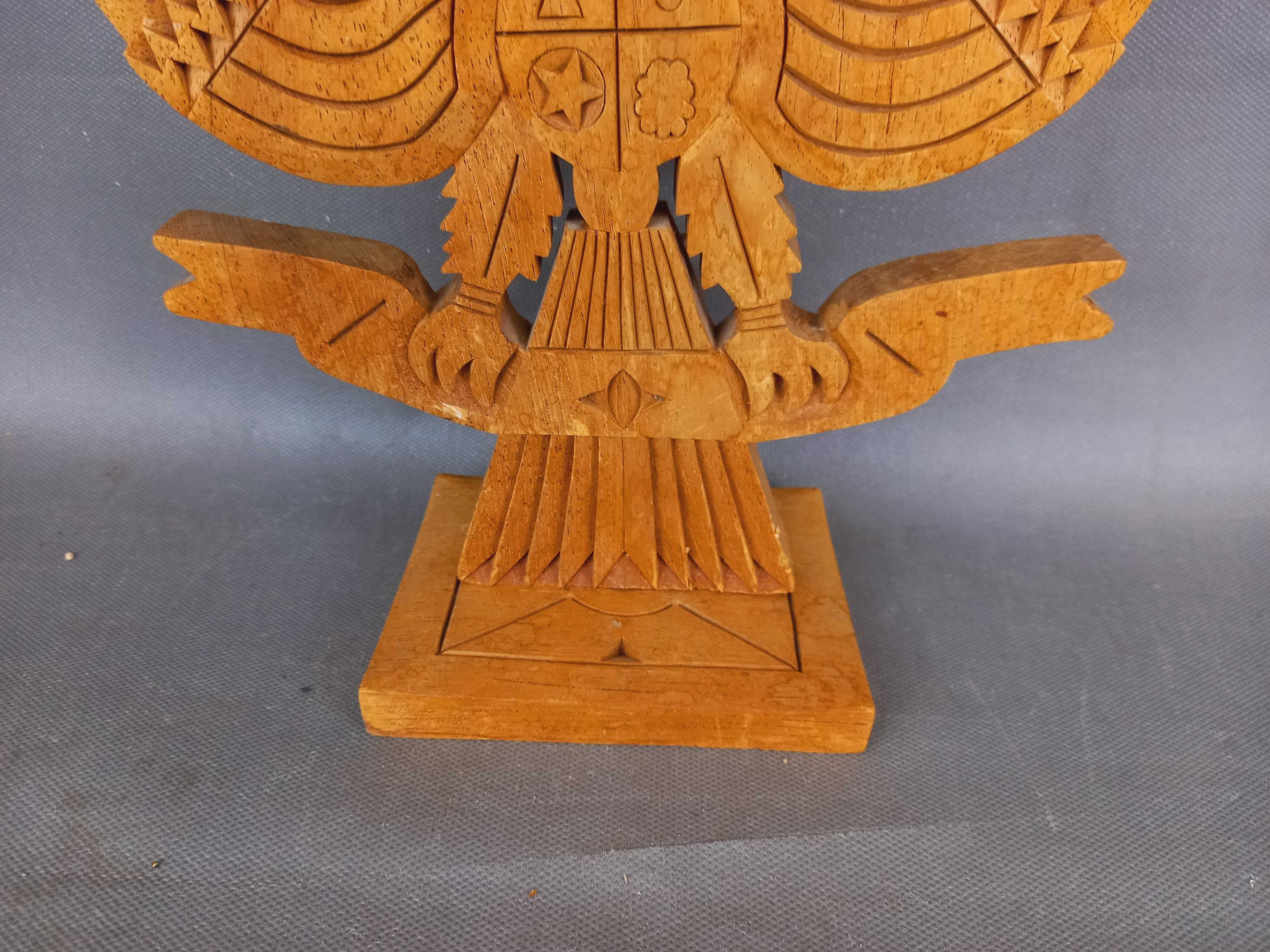 Orzeł, Garuda, rzeźba drewniana, Indonezja wys. 29,5 cm
