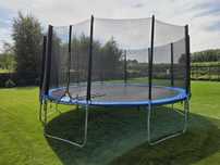 Trampolina ogrodowa duza