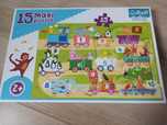 Puzzle trefl maxi 15 elementów pociąg