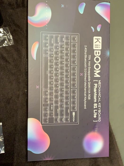 Teclado Gamer Mecânico Sem fio - Kiiboom Phantom 81 lite