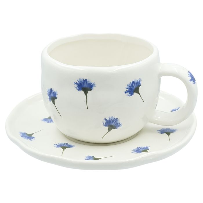 Набір посуду порцеляна, фарфор, чашка і блюдця, подарунковий набір