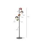 Lampa podłogowa Carlotta 5er Kare