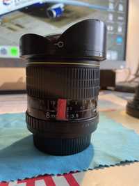 Objectiva Fish-eye 8mm f/3.5 para Nikon