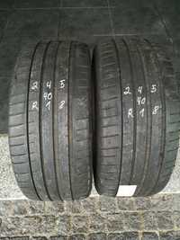 2 pneus 245 40 r18 Michelin