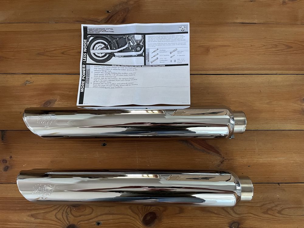 Wydechy tłumiki Harley Vance&Hines Twin Slash Softail D740RC