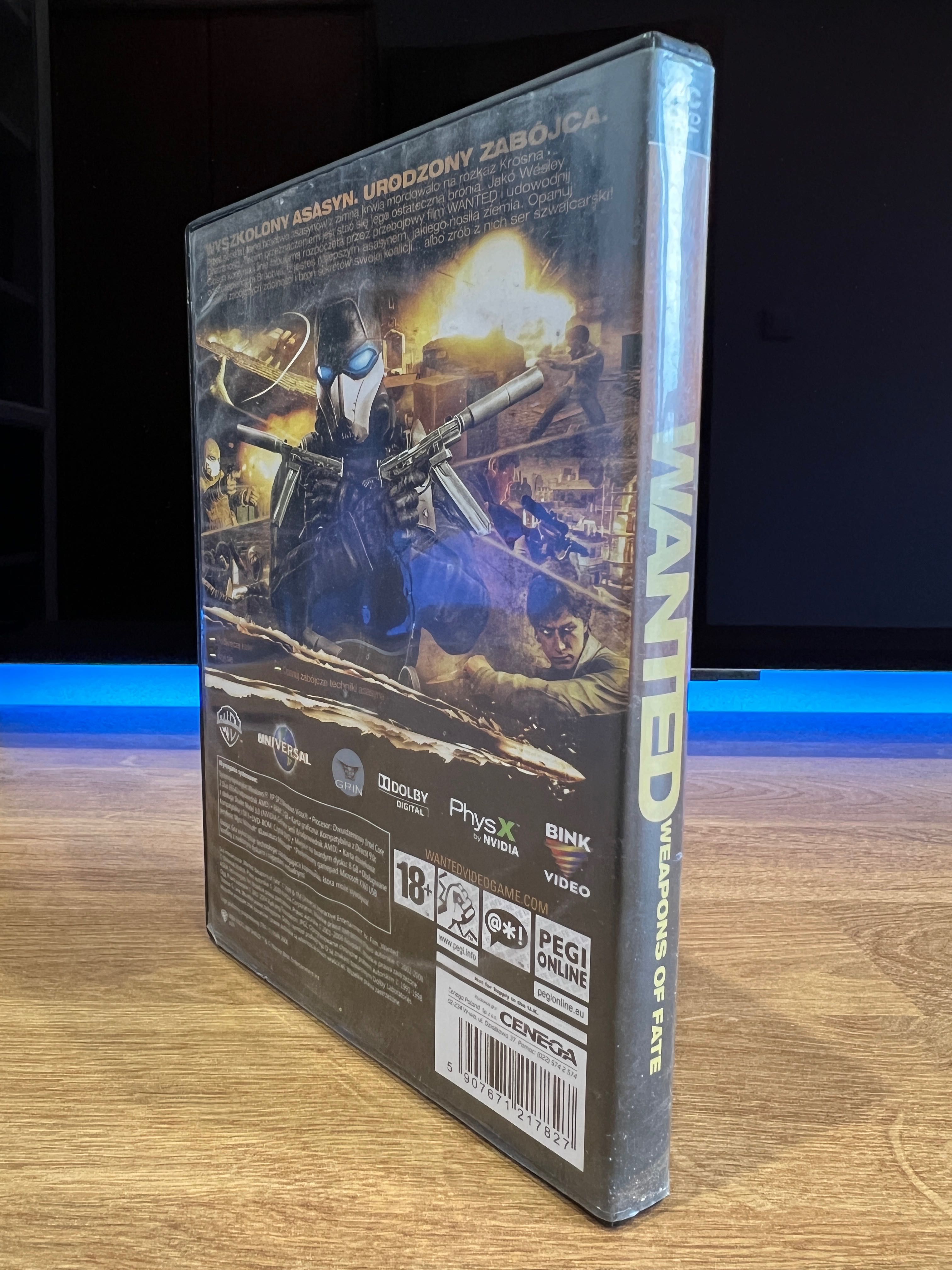 Wanted Weapons of Fate (PC PL 2009) kompletne premierowe wydanie