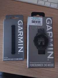 Garmin 245 music + bracelete nylon