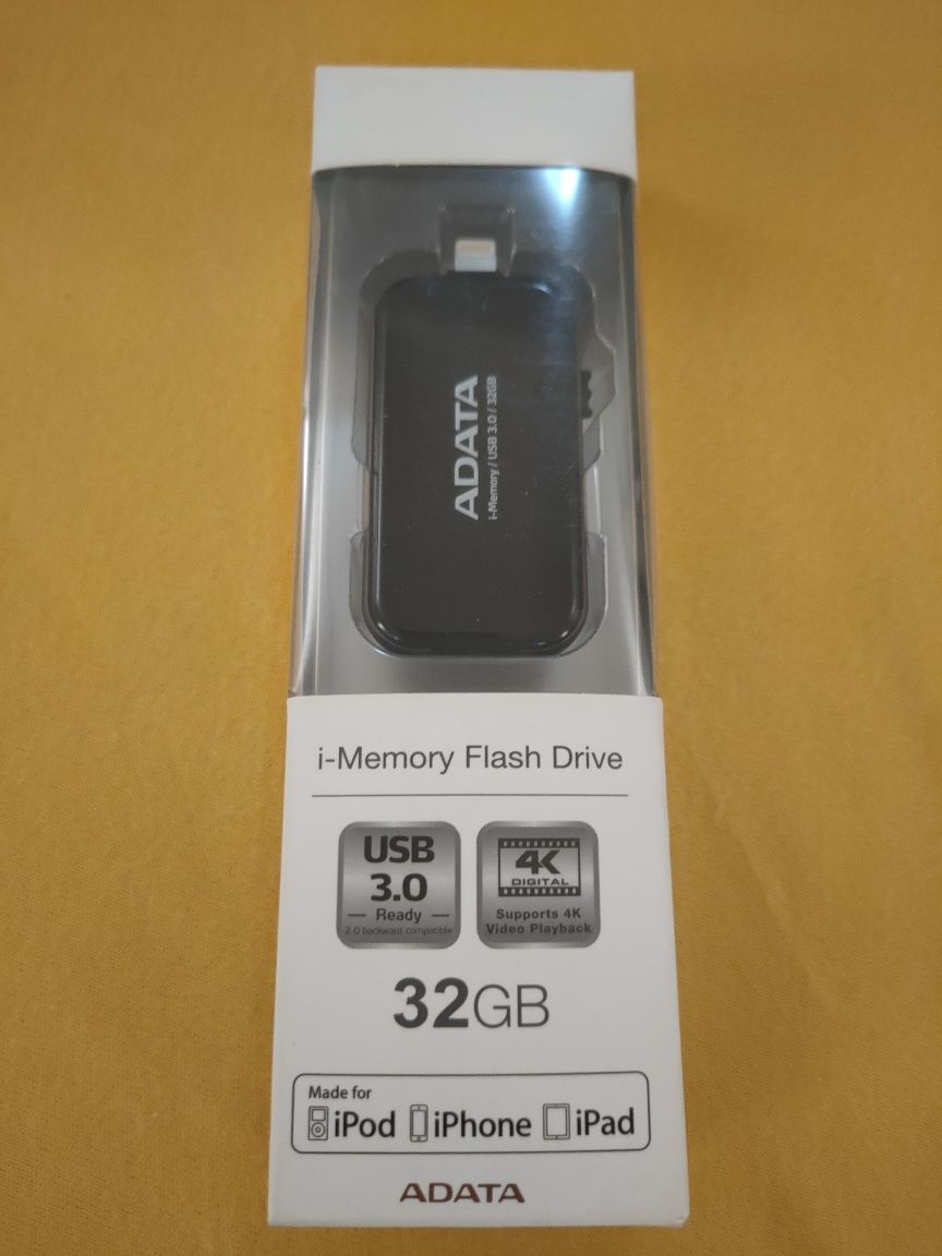 Pamięć Apple Adata 32GB i-Memory iPhone iPad iPod pendrive USB 3.0