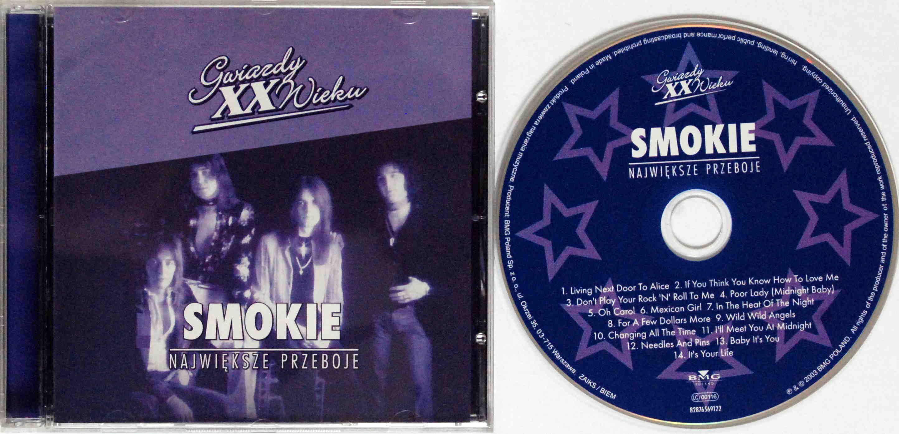 (CD) Smokie - Największe Przeboje s.BDB