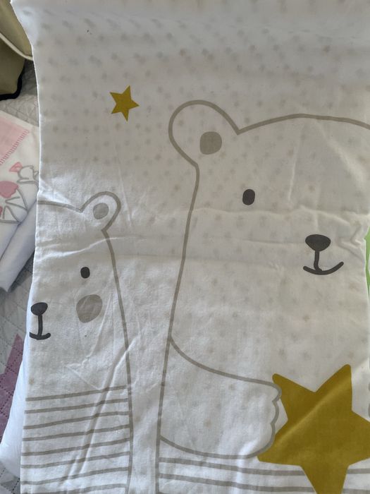 Edredao cama bebe e capa de edredao como novo