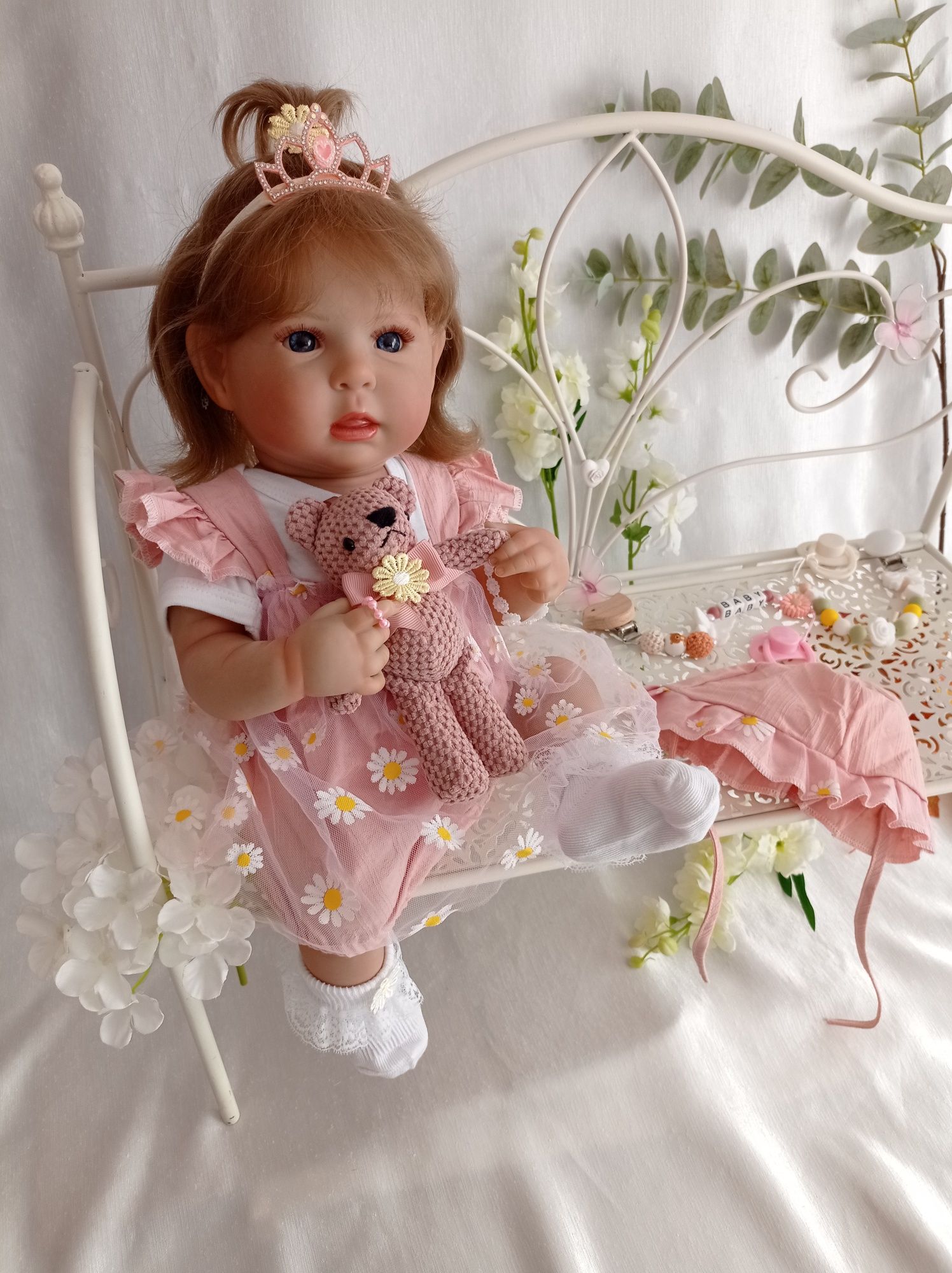 Lalka cała z miękkiego winylu, w typie reborn Prezent mikołajkowy