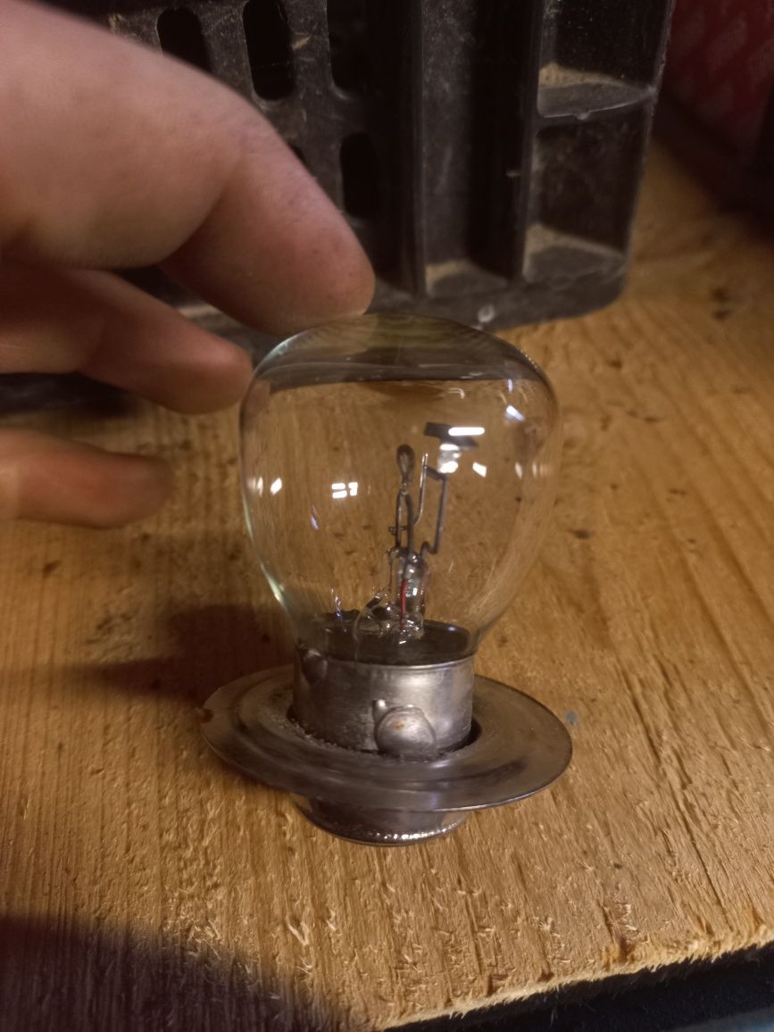 Żarówka lampy reflektora przód 12V 50/40W Iż, K-750, M-72, Mińsk, K125