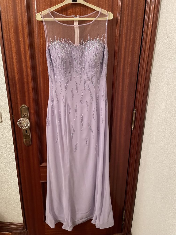 Vestido cerimonia lilas