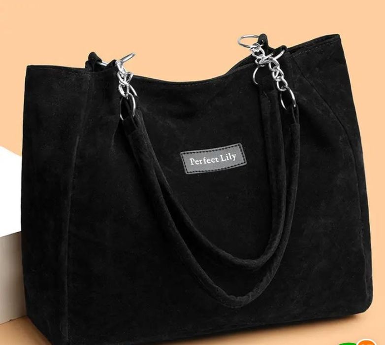 Жіноча велика сумка з фіксованим ремінцем