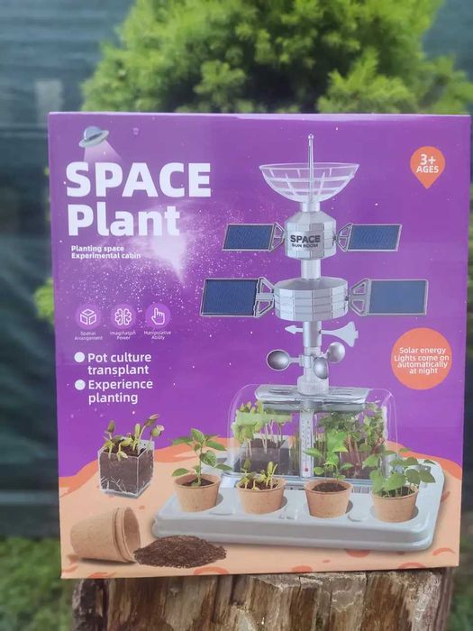 Навчальний набір Космічна теплиця Space Plant Сонячні панелі полив