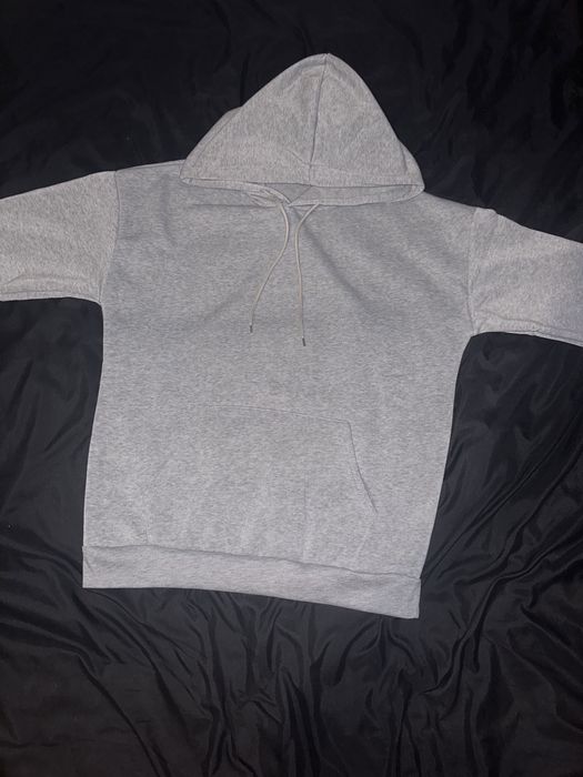 bluza szara zwykla basic hoodie drip moda