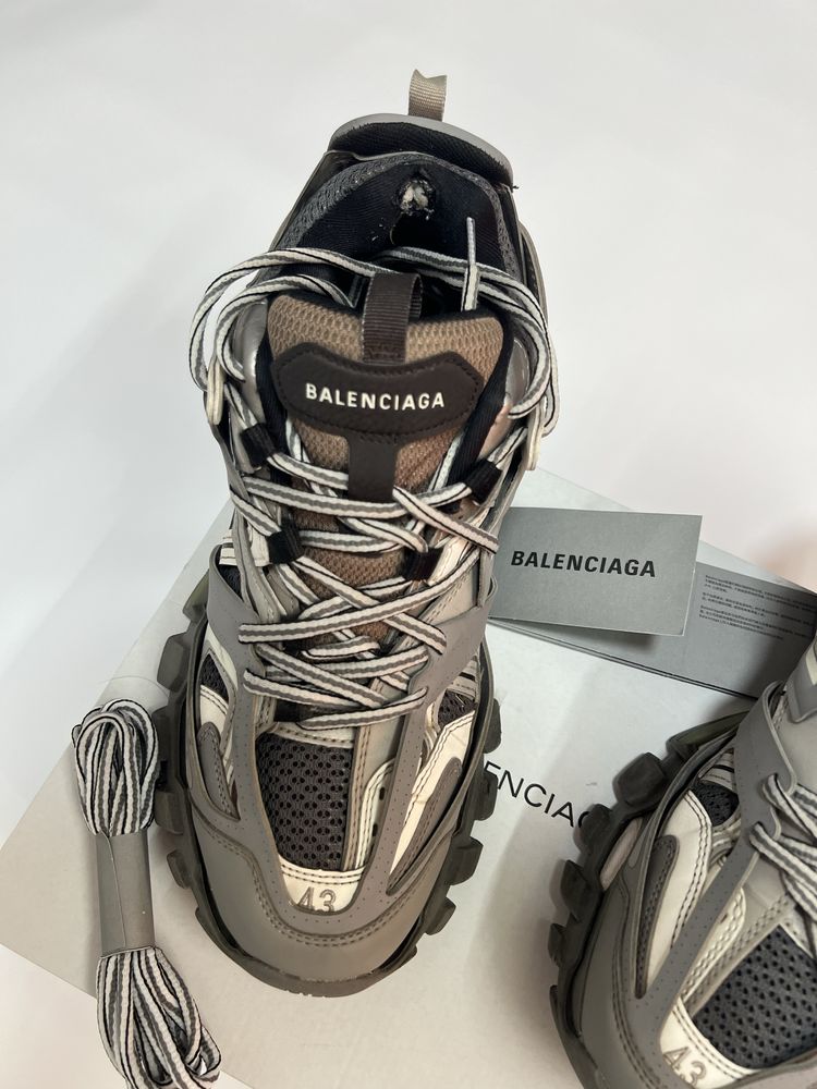 Кроссовки кросівки Balenciaga Track grey white opium archive 43s