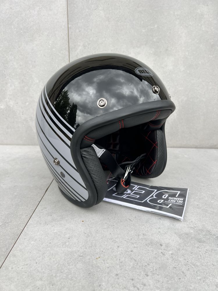 BELL CUSTOM 500 kask motocyklowy orzeszek retro otwarty rozm L NOWY