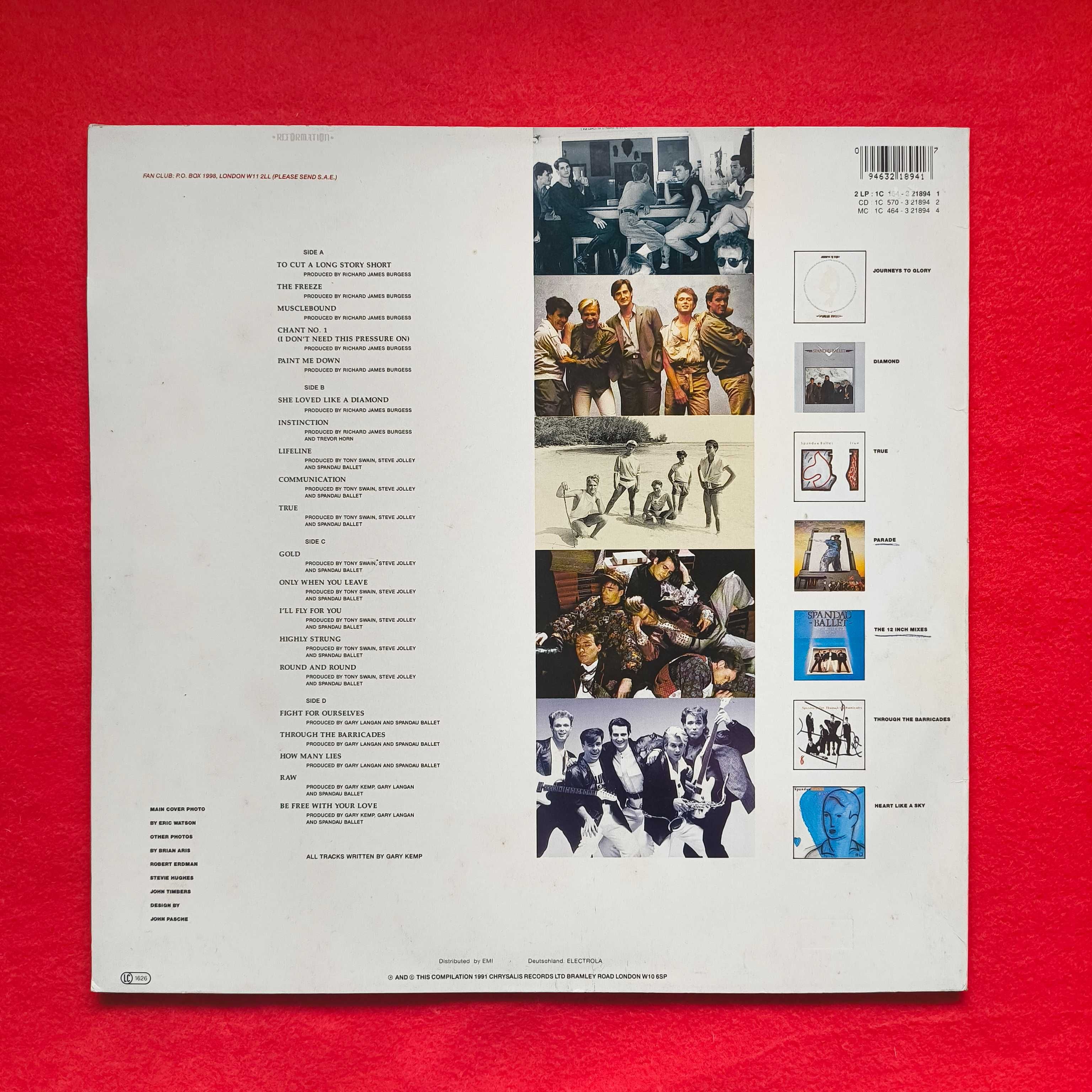 Spandau Ballet The Best Of Spandau Ballet Vinil