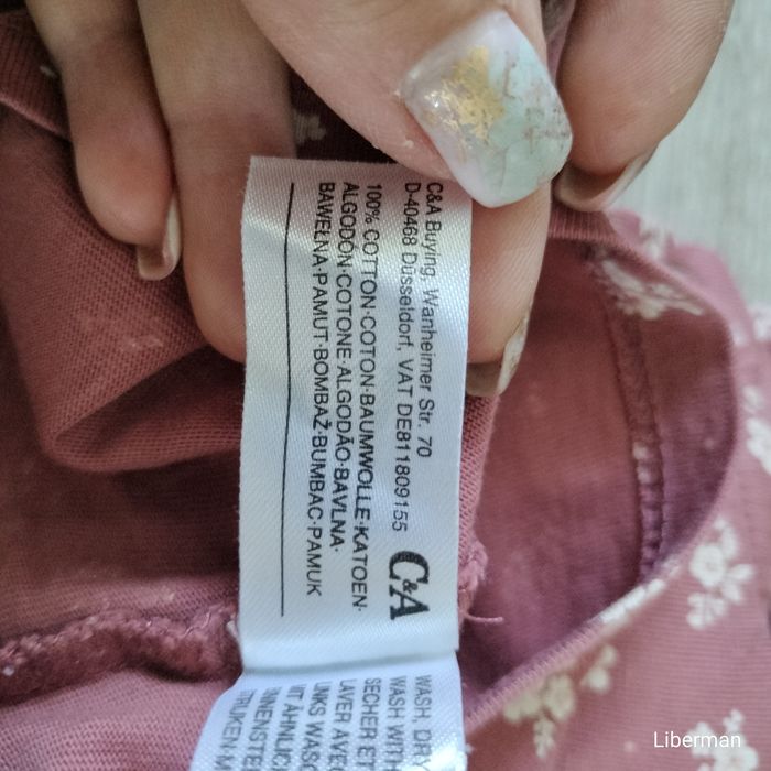 Bluzeczka niemowlęca dla dziewczynki w kwiaty