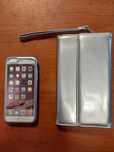 PURO Metal Duo - Torebka + Etui Satin iPhone 6/6s