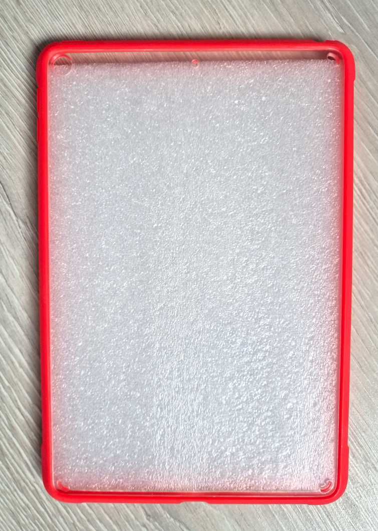 Etui Case Obudowa Do iPada Mini5 Przezroczysty+czerwony