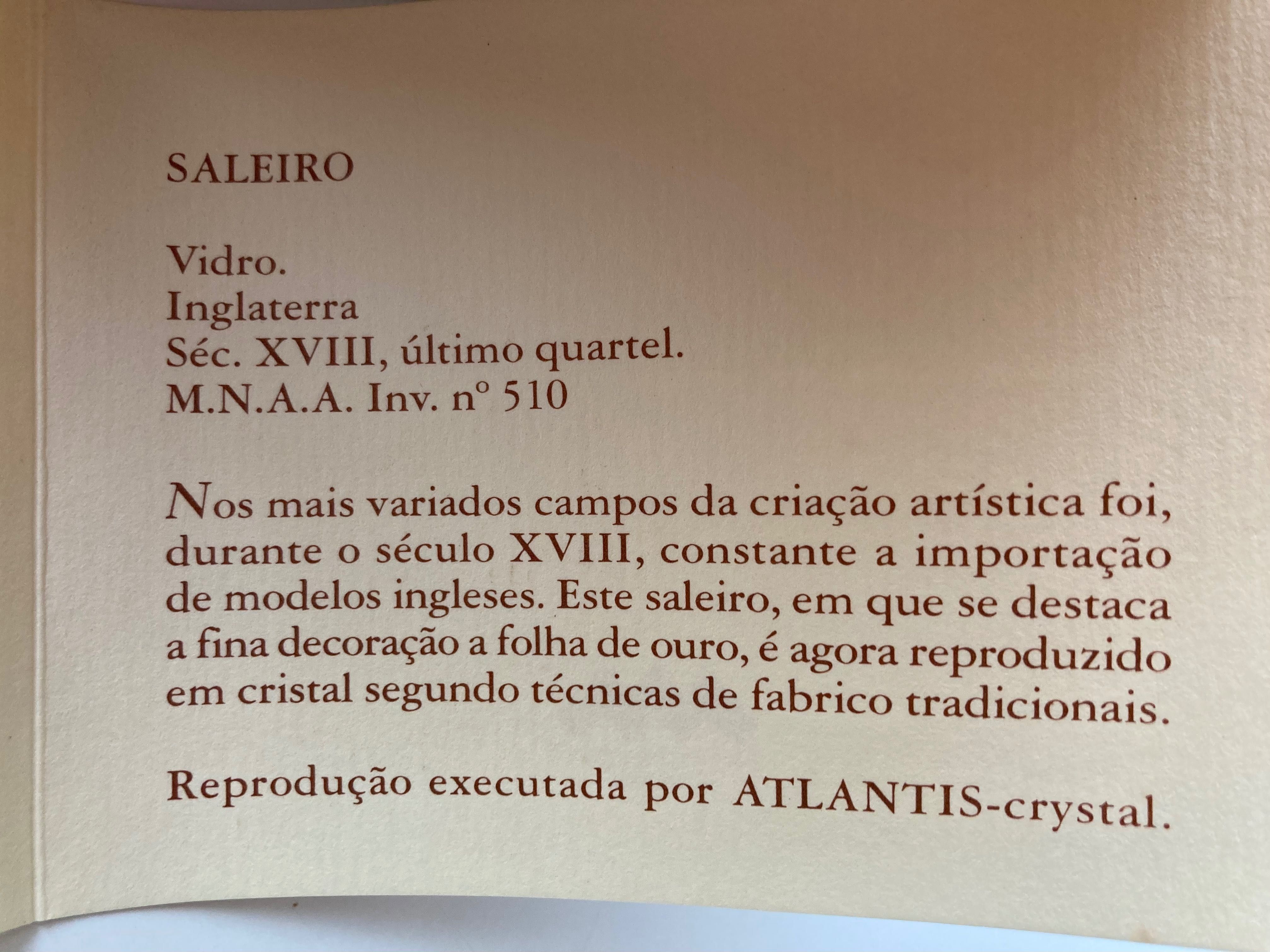 Saleiro Atlantis-Cristal