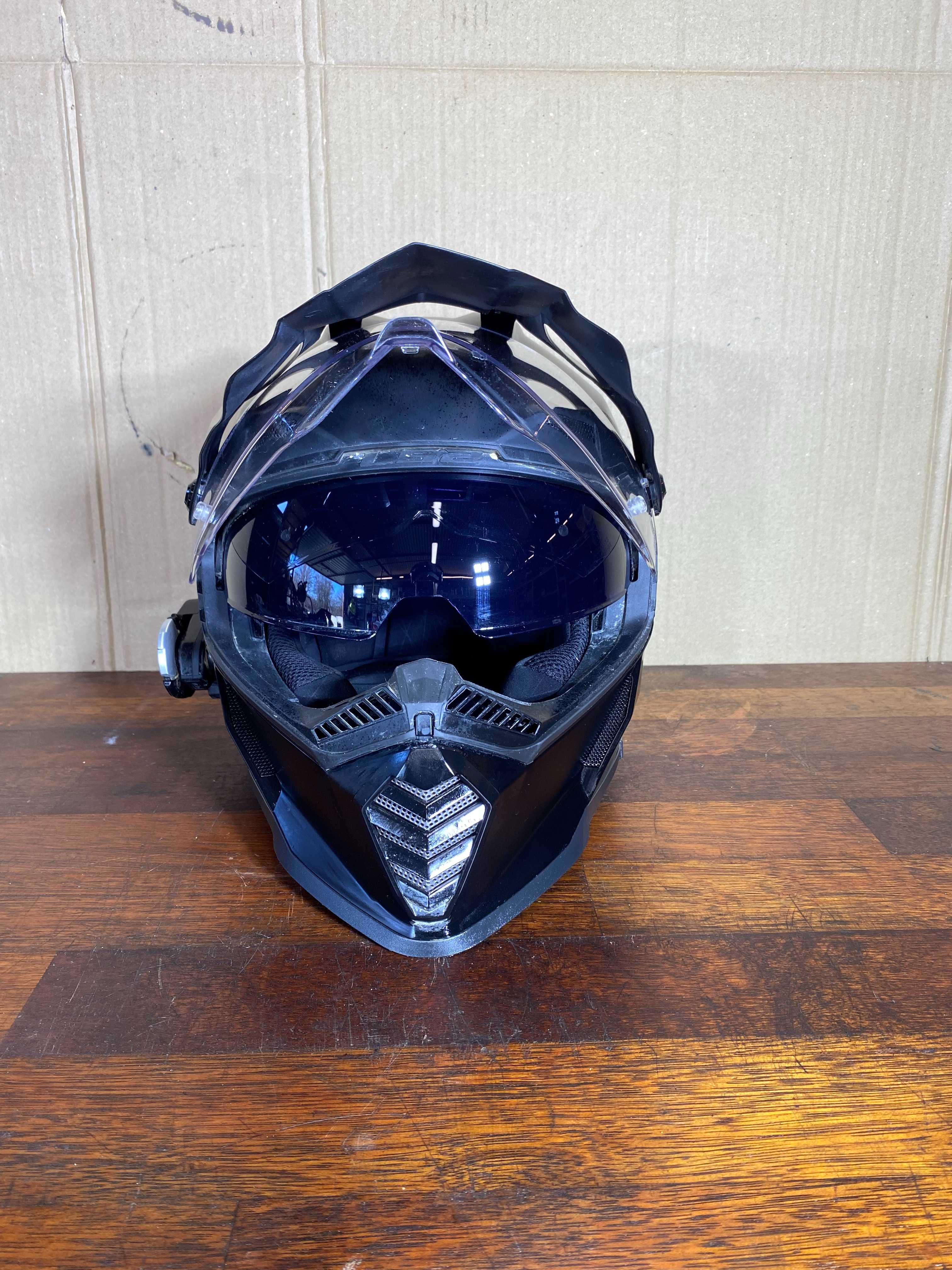 Kask LS2 Pionier rozmiar xxl 63-64 z intercomem FreedCon T-Max