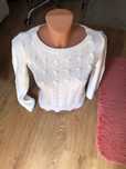 Sweter bonprix kremowy