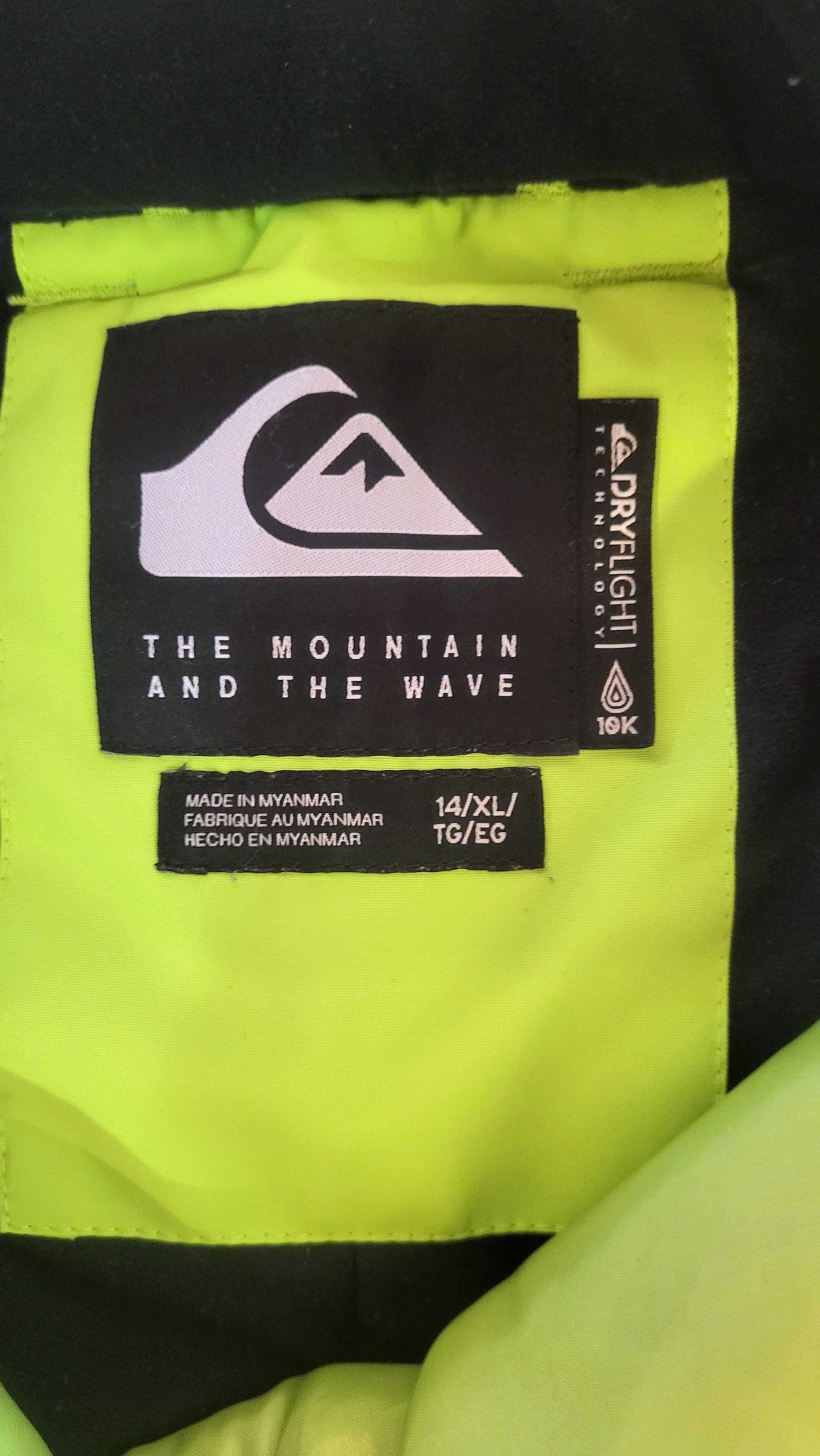 Spodnie Quiksilver 14 lat (14 / XL) - super stan narty / snowboard 10K