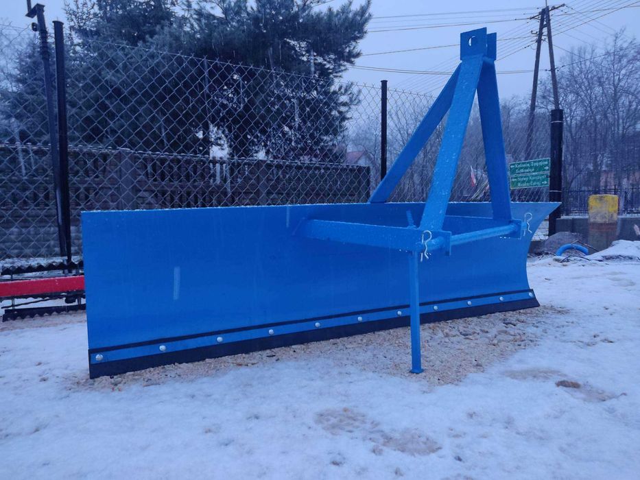 PROMOCJA Pług na tył ciągnika nowy do śniegu spychacz solidny 1,5