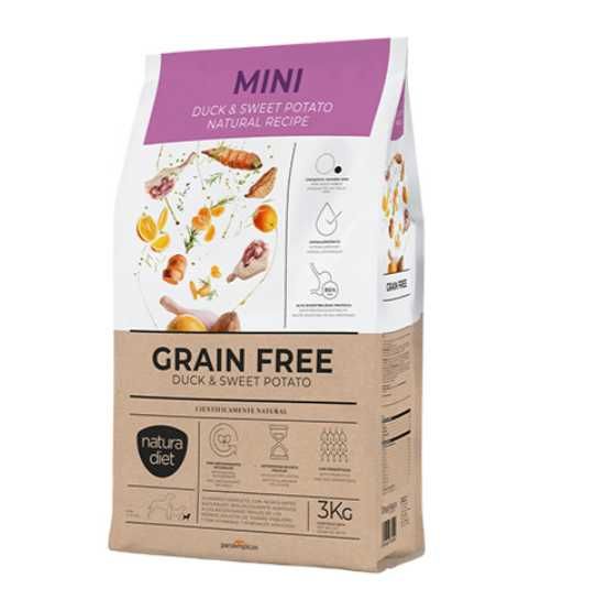 Ração para cães super premium e sem cereais - Linha Natura Diet