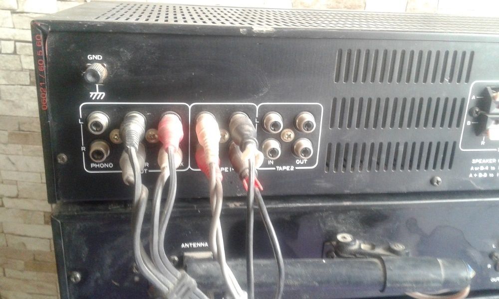 Stara Wieża SIEMENS 3 Segmenty Kaseta Wzmacniacz Radio Tuner HiFi PRL