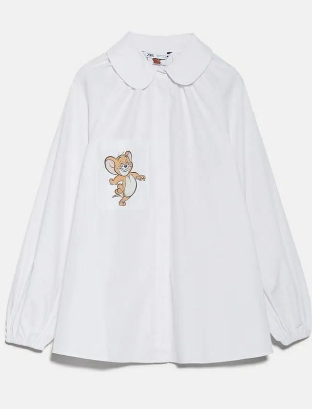 Блуза ZARA з принтом «Том і Джеррі»