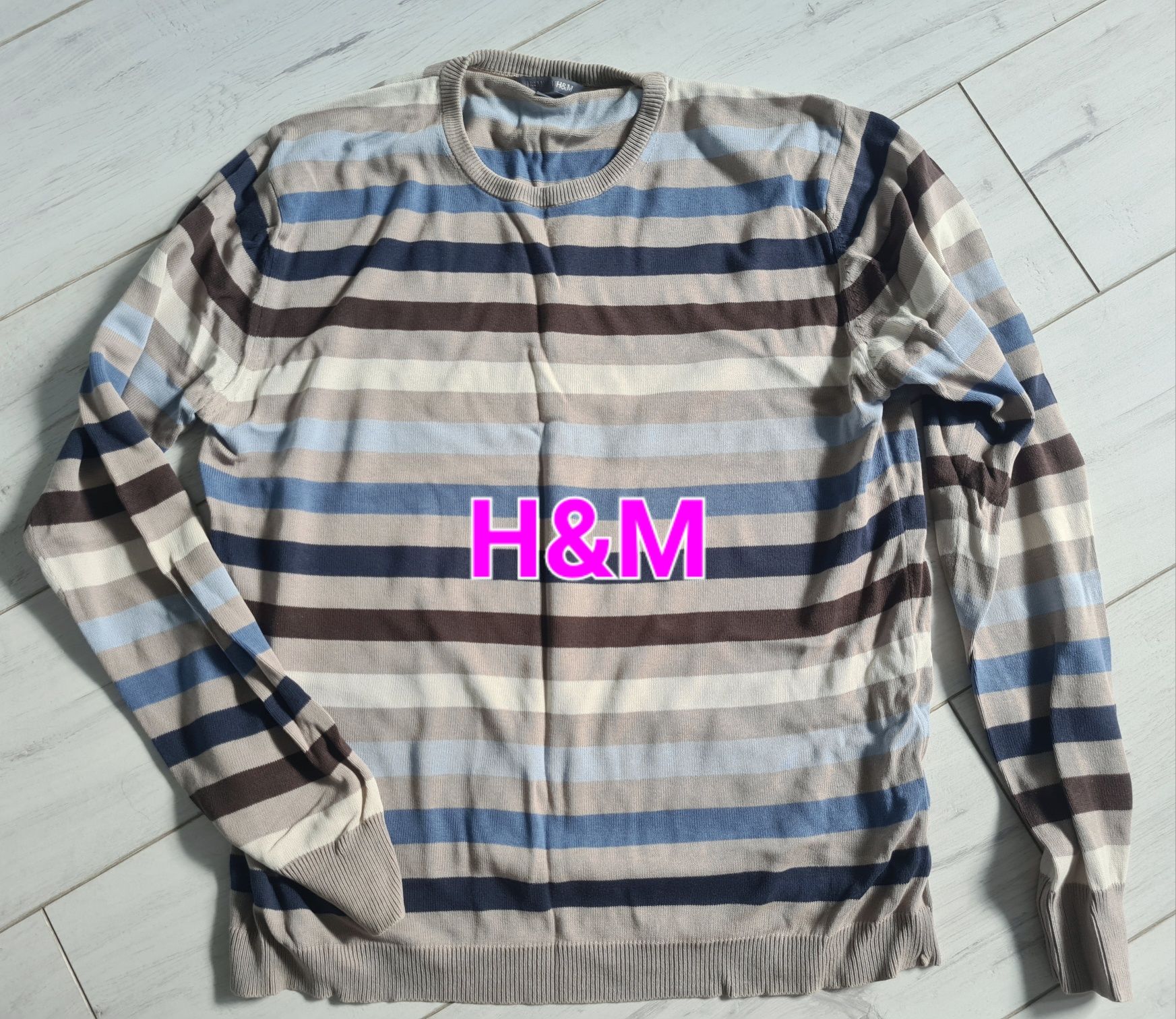 ZESTAW (6 w cenie 1) Sweterki/bluzki męskie H&M rozm.L