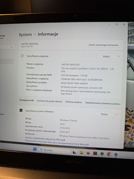 Laptop Acer Aspire 5 A515-56