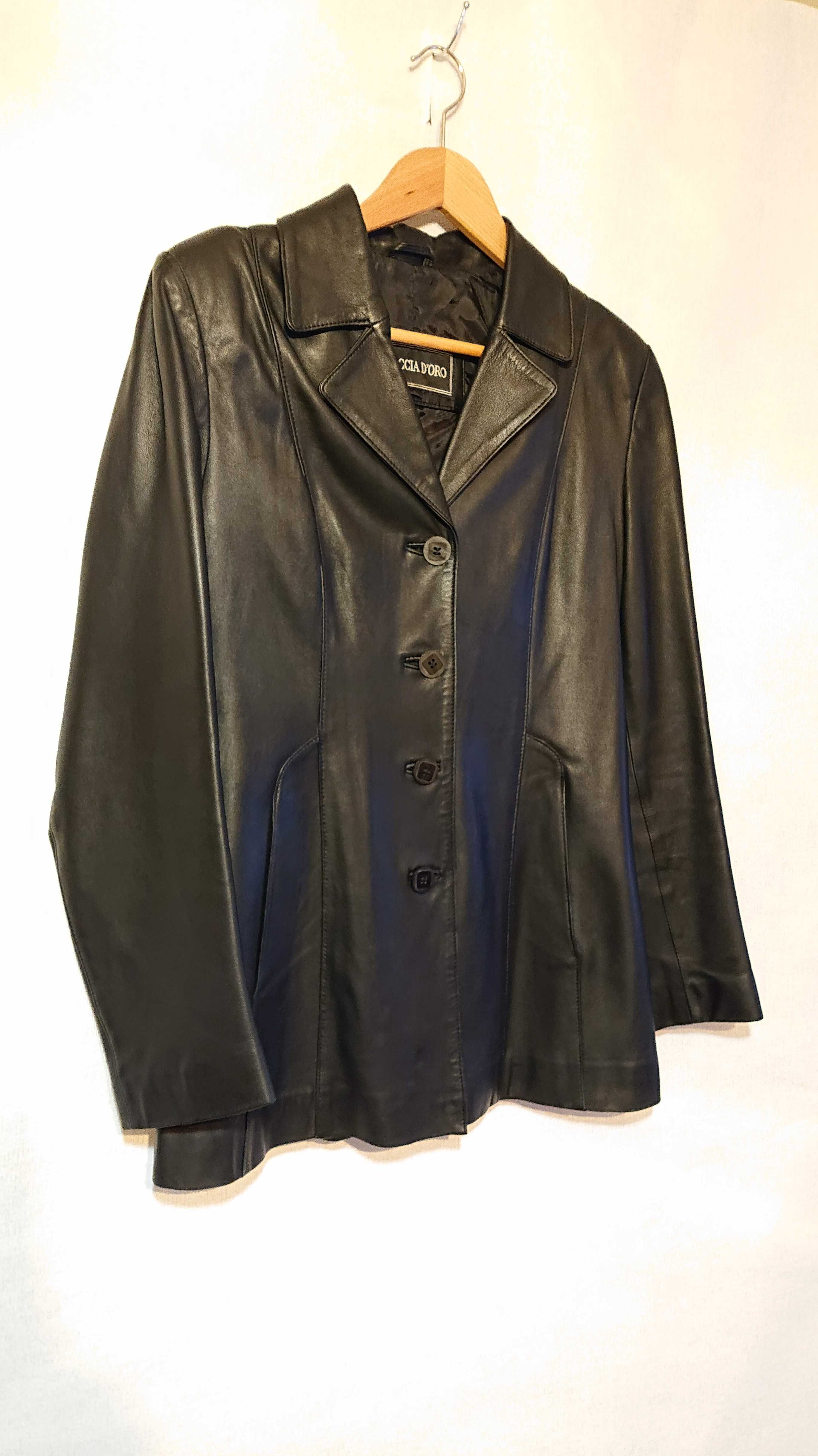 Женская кожаная куртка женский кожаный пиджак м l 46 48 кожа жакет