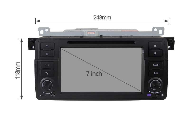 Radio FM RDS DAB+ CarPlay Android GPS WiFi 4G MP3 USB BMW E46 75 Rover