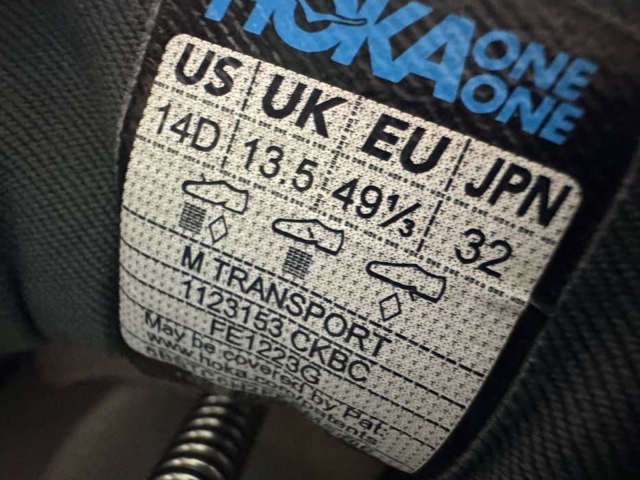 Оригінал Кросівки Hoka One One Transport / Розмір 49 Взуття