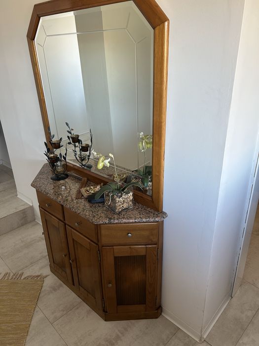 Movel da Entrada em Madeira Carvalho