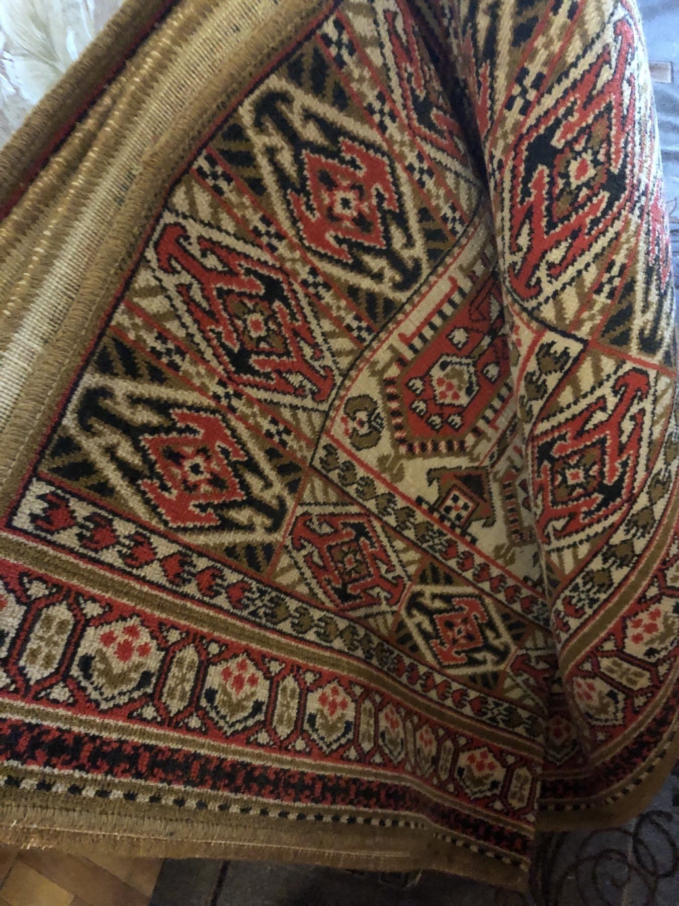 Ковер новый красивой расскраски,натуральный 250×170