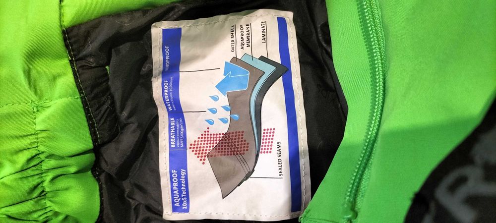 Spodnie narciarskie 128 Trollkids + Bluza Alpine Pro 116-122