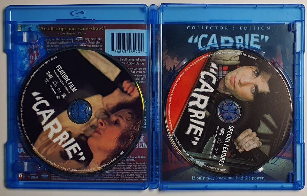 "Carrie" 2x Blu-Ray USA bez PL