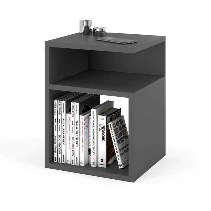 Szafka Nocna Do Sypialni Bez Szuflad Nowoczesna Flip 32cm Stolik Loft