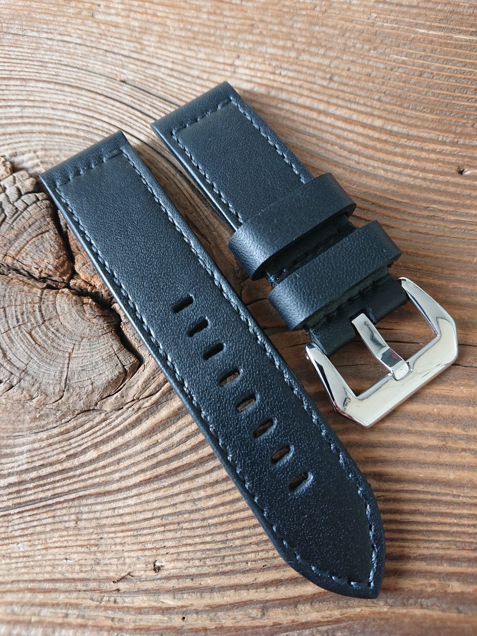 Pasek do zegarka 24 mm ręcznie robiony skóra naturalna handmade