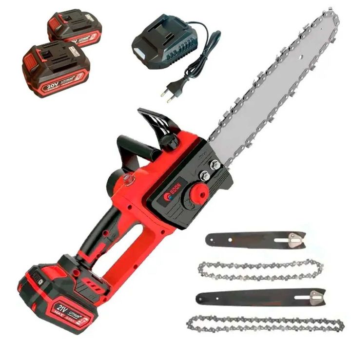 Аккумуляторная пила Edon 21Вт/2шины и цепи 25/30 см./2шт аккум. Makita