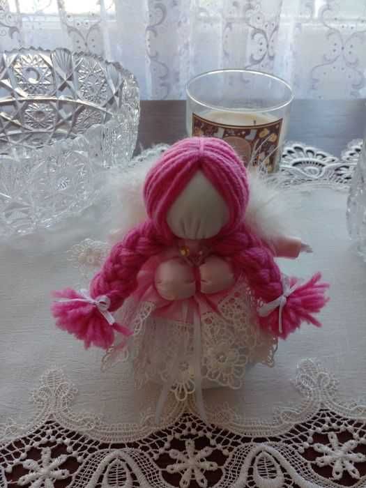 Авторская кукла Снегурочка Рождественский ангел мотанка принцесса