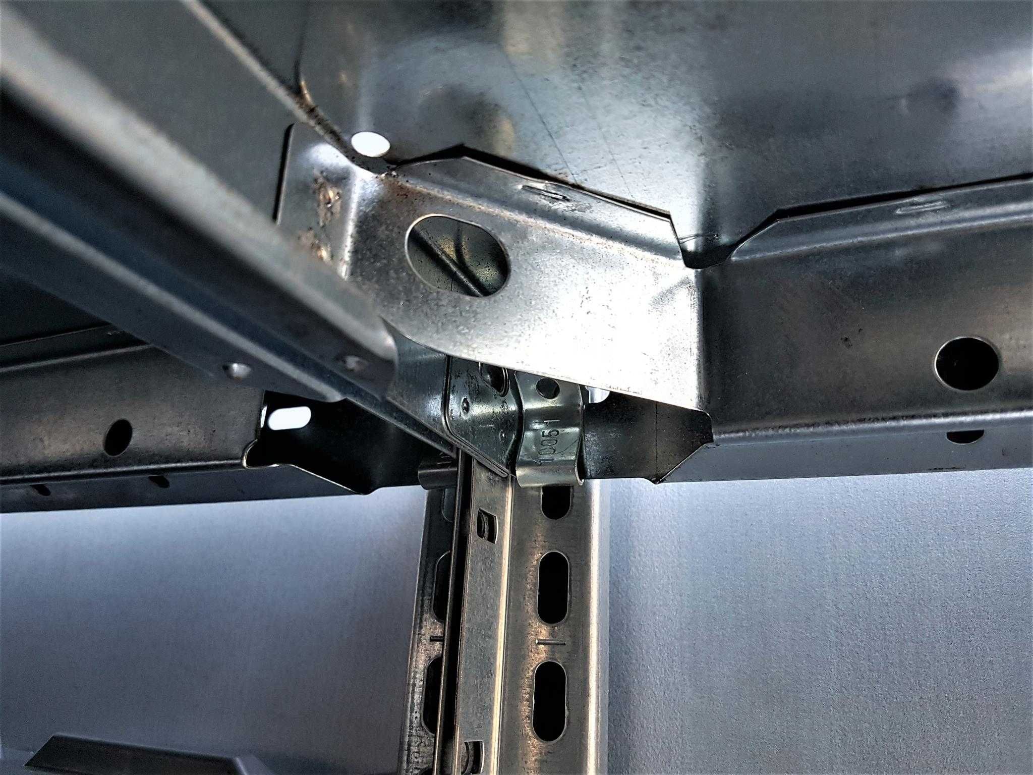 Regał Metalowy 64x185x400/12p Magazynowy Półka Garaż Piwnica Warsztat