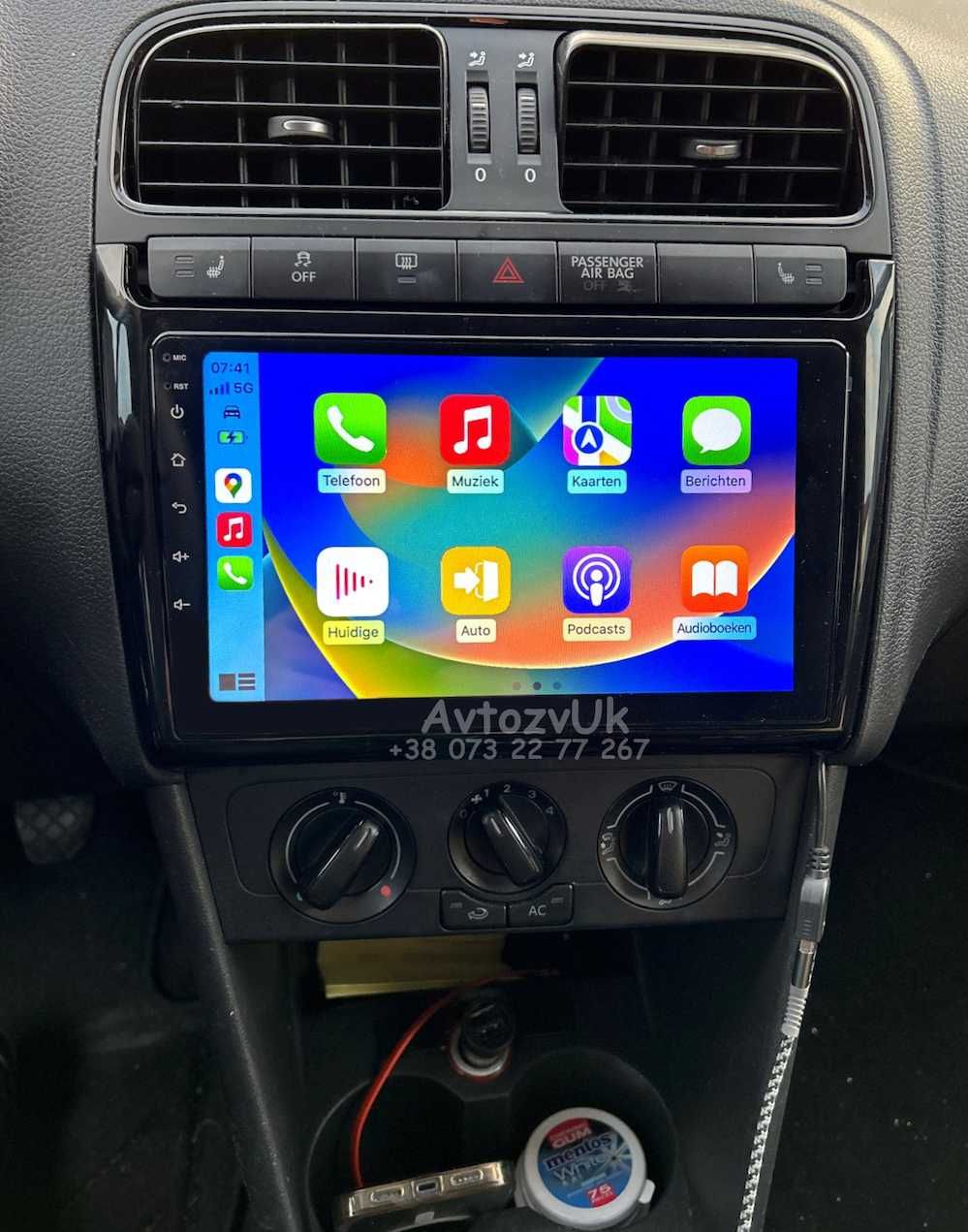 Магнитола POLO Volkswagen VW SCIROCCO ПОЛО GPS USB CarPlay Android 14