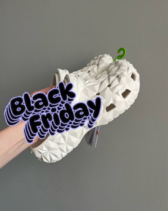 Крокси білі геометрік, crocs classic white geometric